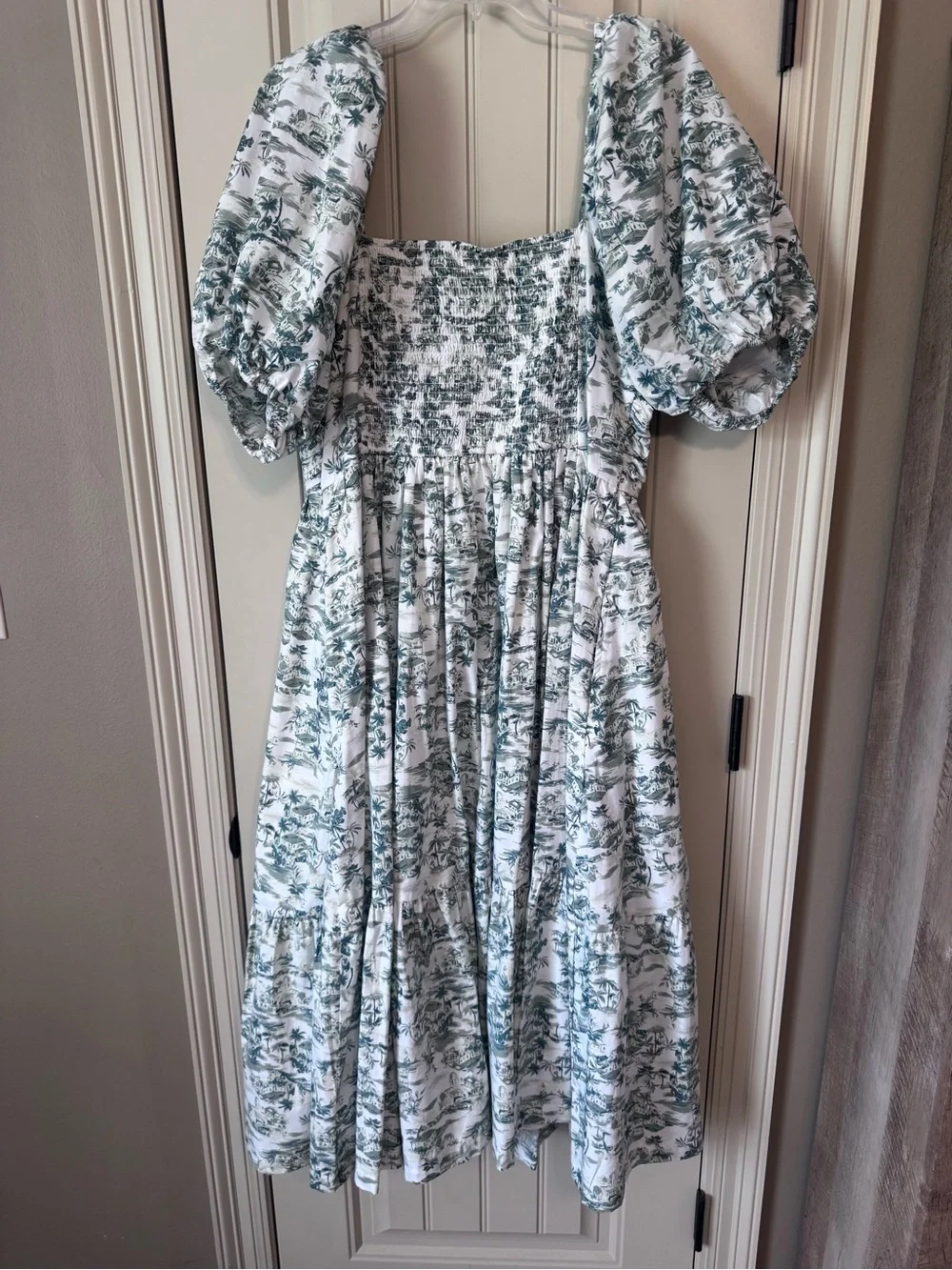Abercrombie & Fitch Emerson Puff Sleeve Midi - XL - Picture 4 of 4